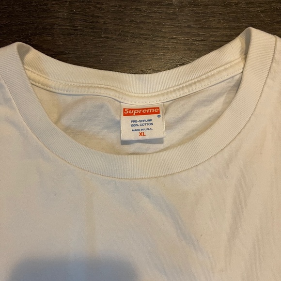 SS/20 Supreme Dinosaur Tee T-Shirt Size XL X-Large white Box Logo print unisex - Picture 4 of 6